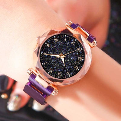 Starry Sky Mesh Bracelet Watch - Pebble Canyon