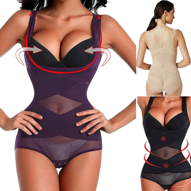 Firm Control Body Shaper Jumpsuit - Pebble Canyon