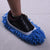 Multifunction Floor Dust Cleaning Mop Slippers - Pebble Canyon